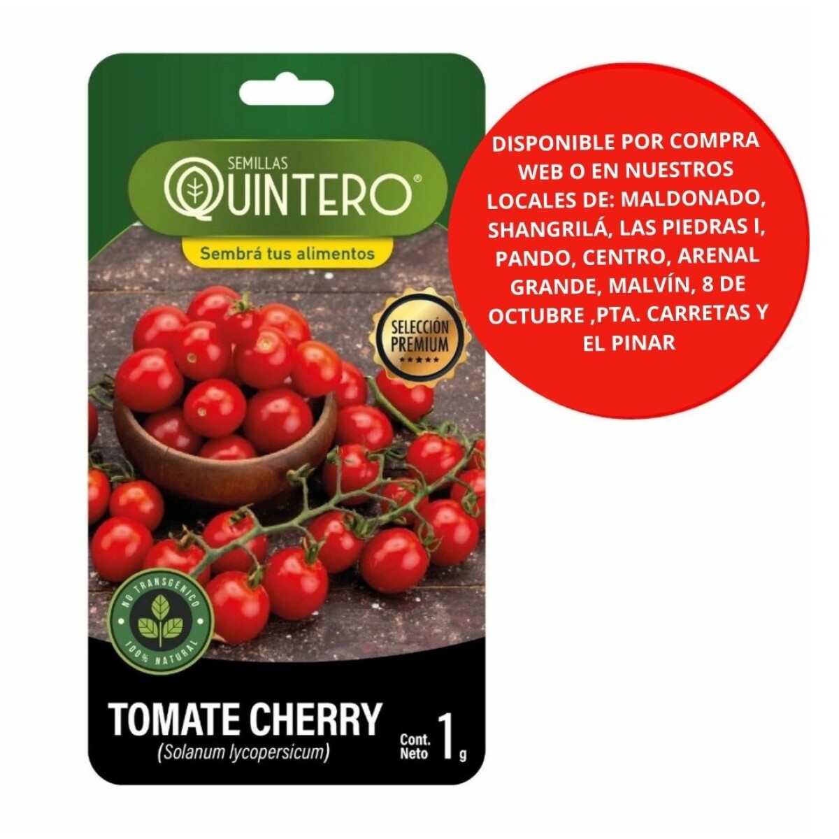 Semillas - Tomate cherry x 1g 