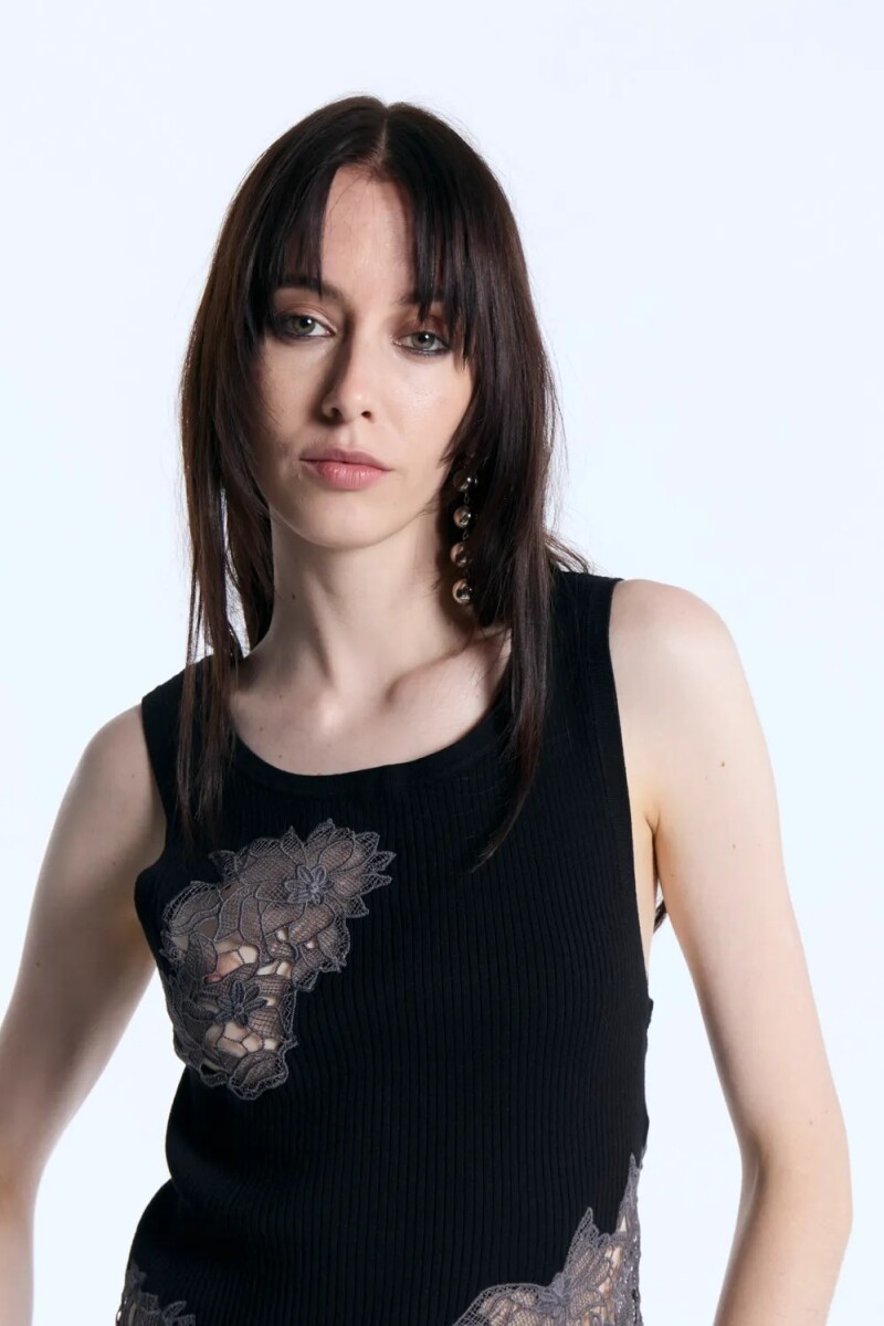MUSCULOSA LAMU Negro