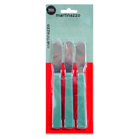Espatula para untar x3 verde linea Opa Martinazzo Espatula para untar x3 verde linea Opa Martinazzo
