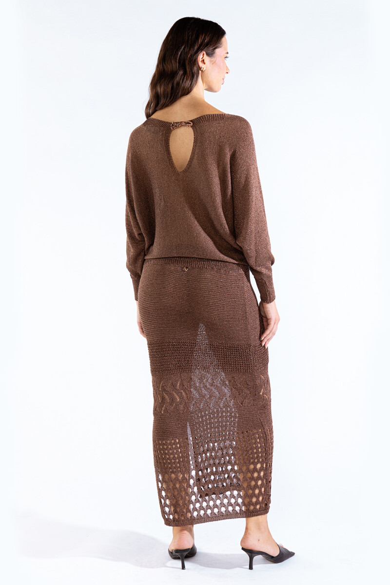 LU SKIRT Chocolate