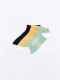 SOQUETE BARCELONA PACK X 3 VERDE MUSGO