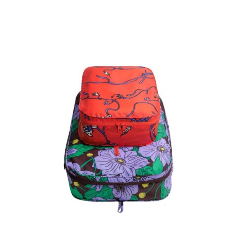 SETNEC.X2 Set X2 Neceser Organizadores De Viaje Baggu - Poppy Mix