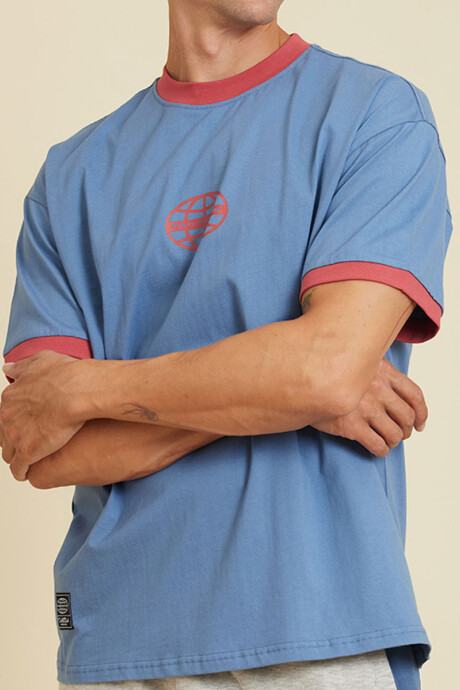 T-SHIRT RUNEL RUSTY Azul