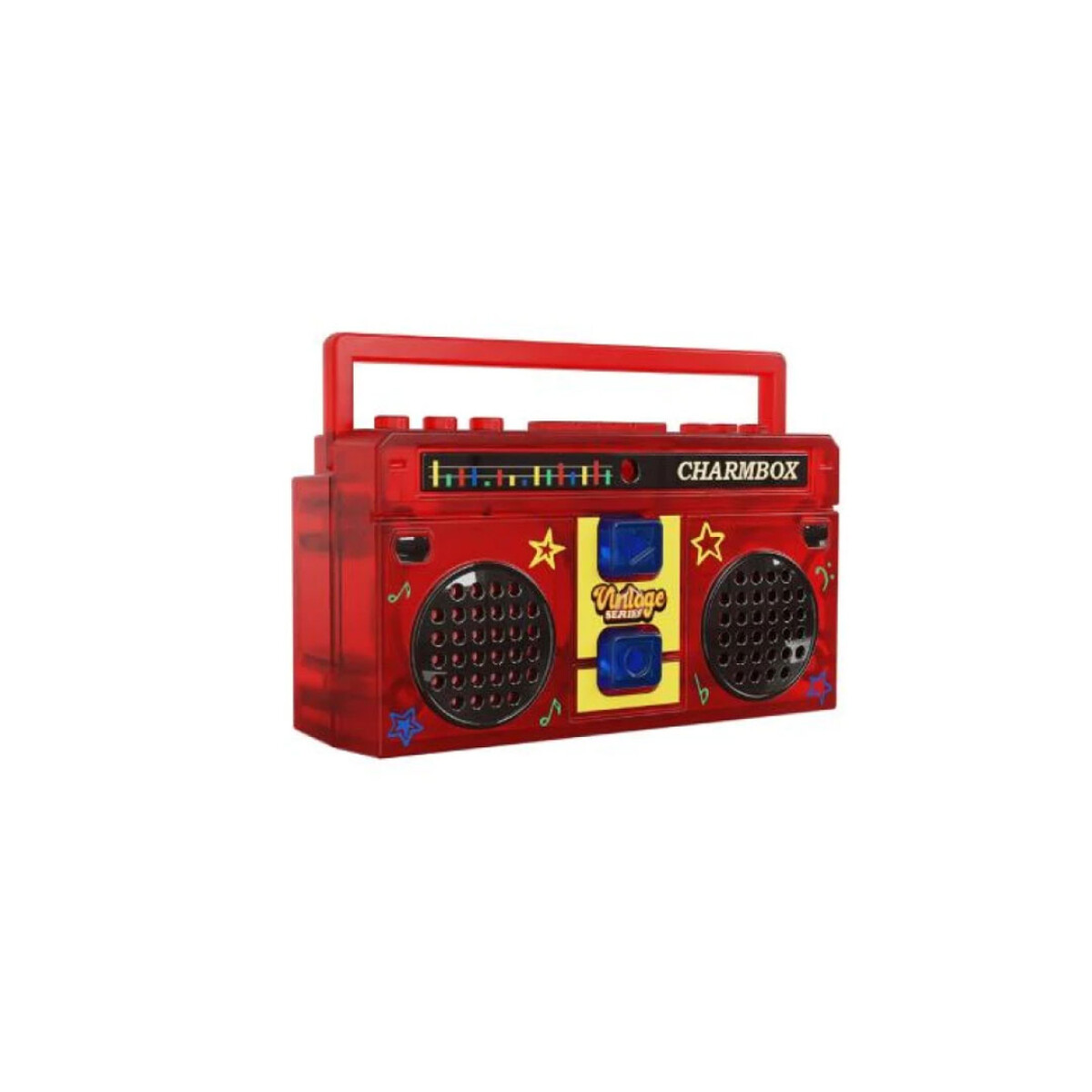 Llavero retro grabador - rojo 