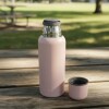 Termo Bala en acero inox de 1 lt Rosado
