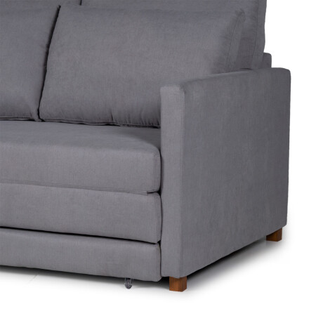 Sofá Cama Niki - Tela Microfibra 9903 (Soft Gris)