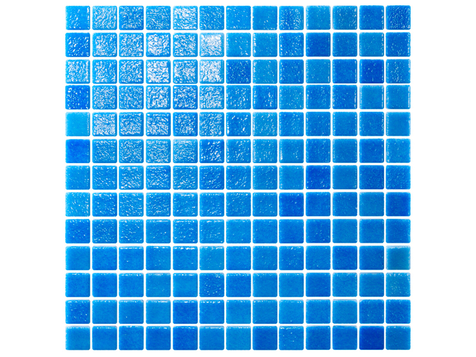 Pastilla Piscina Malla Azul Vitrificado 33.5X33.5Cm (2.5X2.5) 