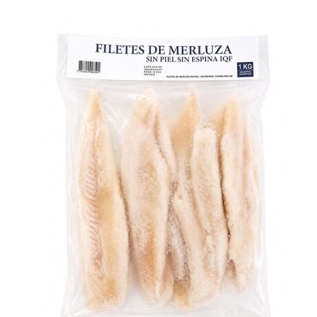 FILETES DE MERLUZA SIN PIEL Y SIN ESPINA 1KG FILETES DE MERLUZA SIN PIEL Y SIN ESPINA 1KG