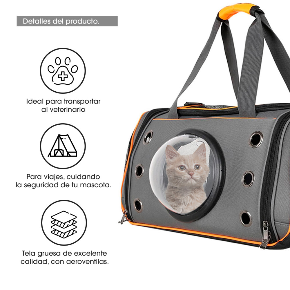 Bolso Transportador Para Mascotas Deluxe Pequeña Color surtido