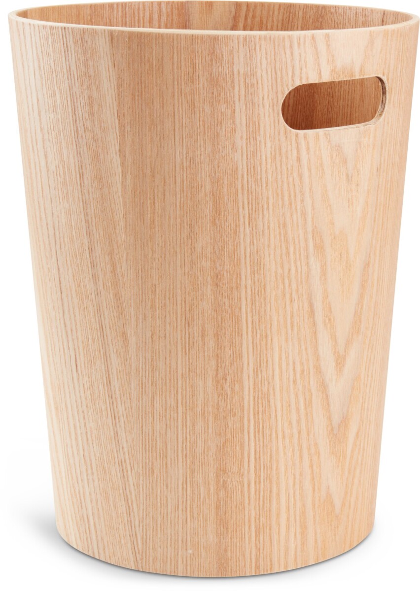 Papelera ALBIN Ø23xA30cm madera 