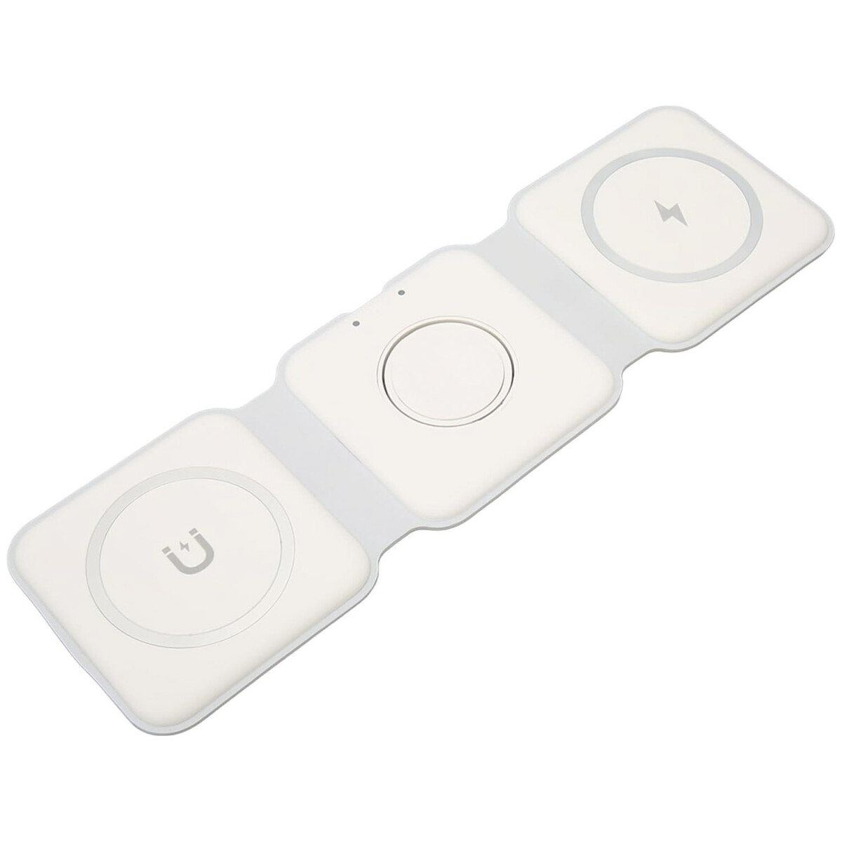 Cargador Inalámbrico Magnético QI 3 en 1 hasta 15W 