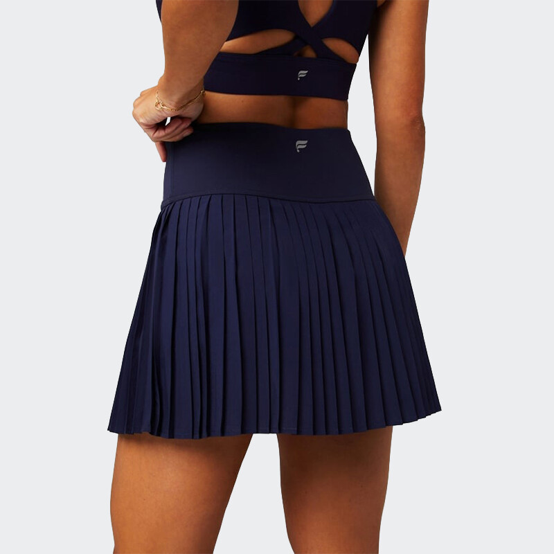 Falda Fabletics Hot Shot Pleated Azul