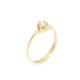 Anillo solitario en oro 18k engarce 6 puntas Anillo solitario en oro 18k engarce 6 puntas