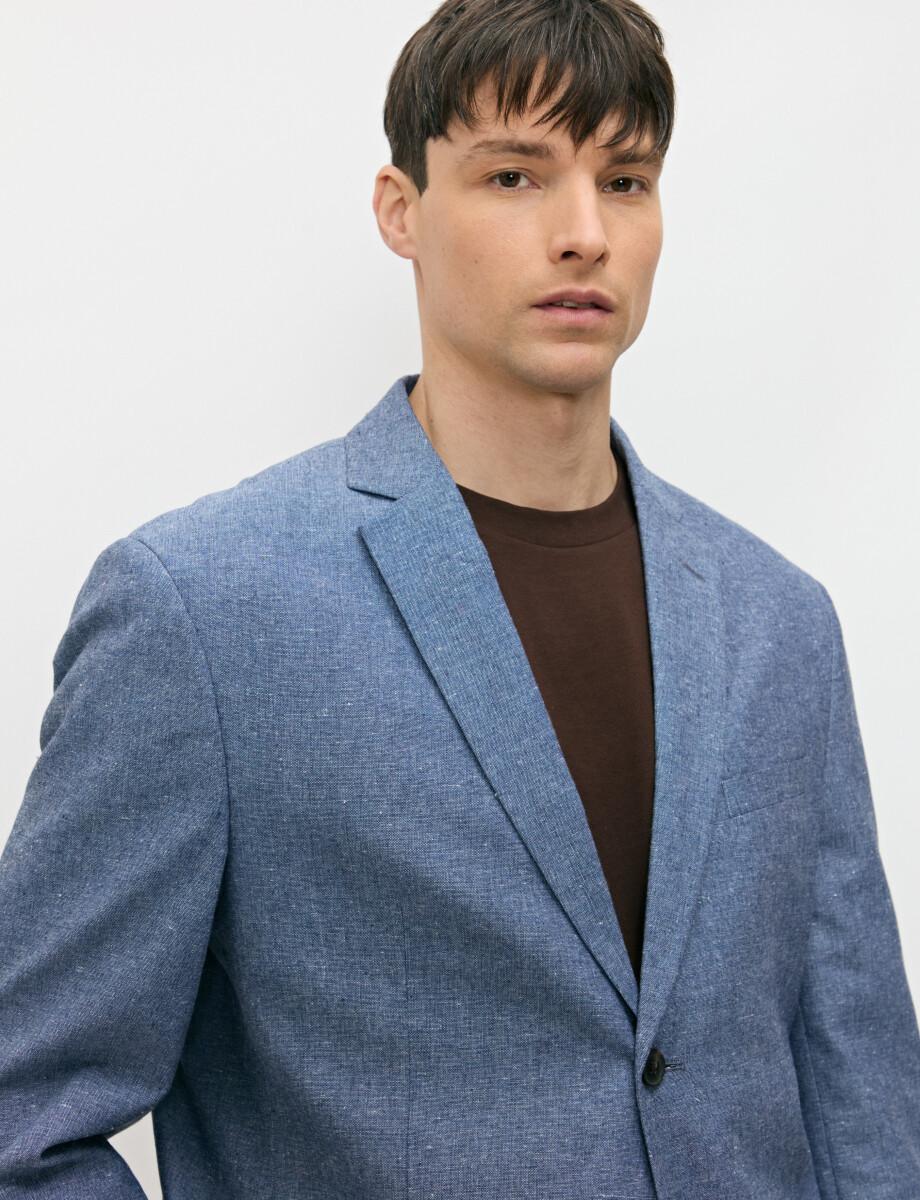 SACO LINO THAI - Azul Piedra 