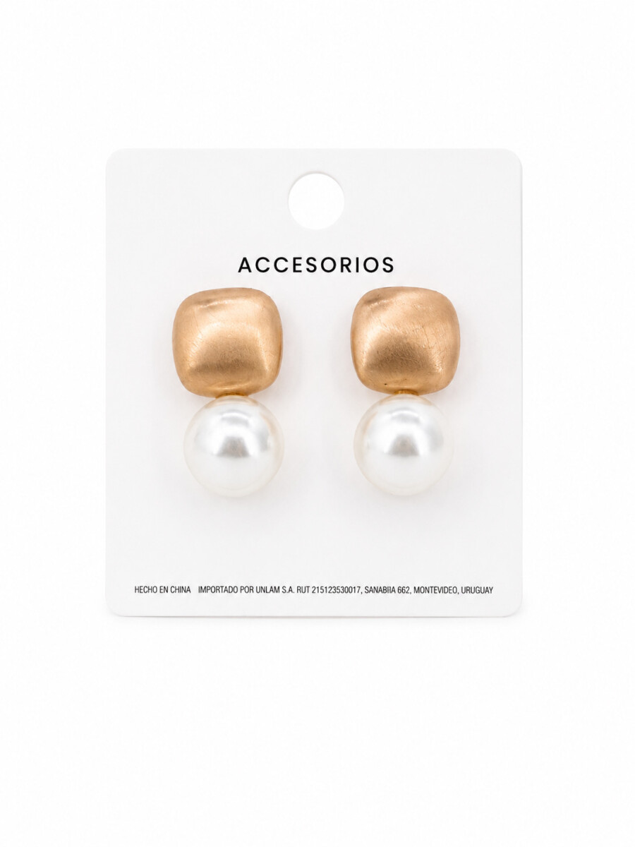 AROS PERLA - DORADO 