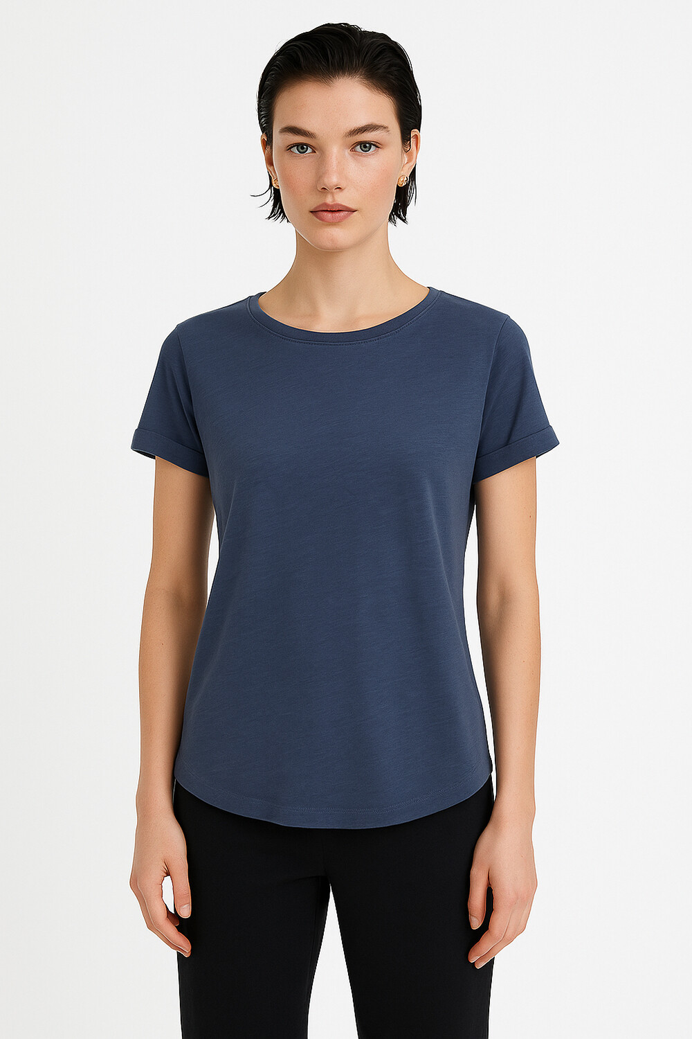 Remera Cordata Azul Piedra
