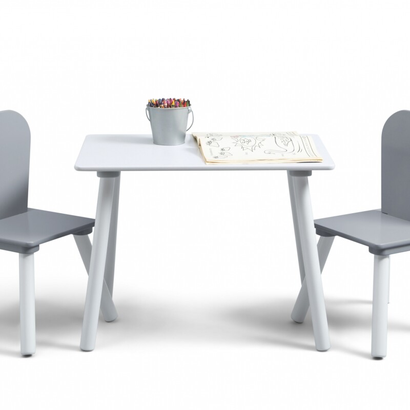 Set juego de mesa y organizador infantil gris/gris oscuro Delta Children Set juego de mesa y organizador infantil gris/gris oscuro Delta Children