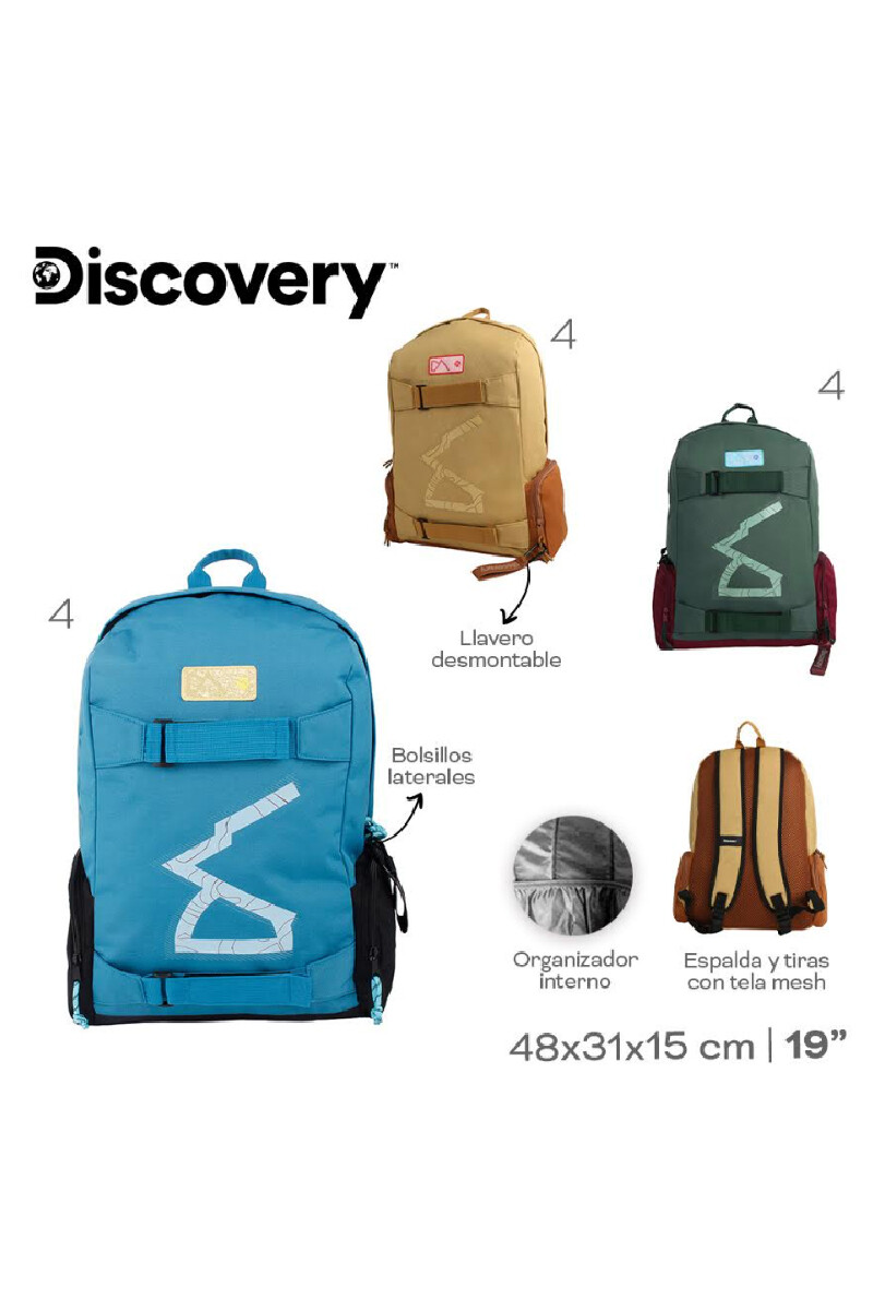 Mochila Discovery Beige