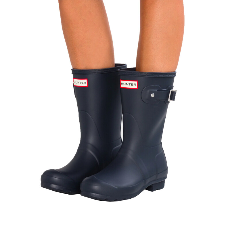 Botas Hunter Women Original Short Azul Botas Hunter Women Original Short Azul