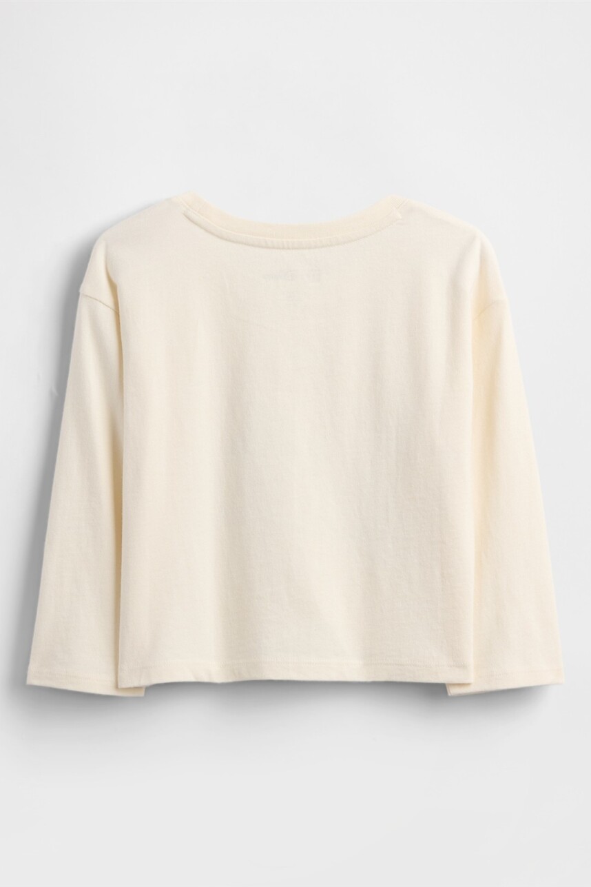 Remera Disney Toddler Niña Ivory Frost