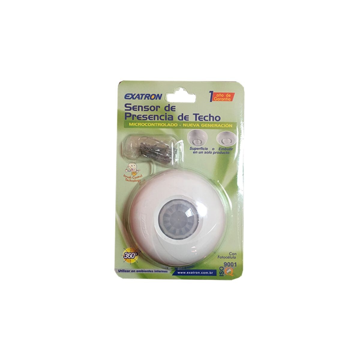 Sensor Movimiento Techo Ext-emb Exatron 