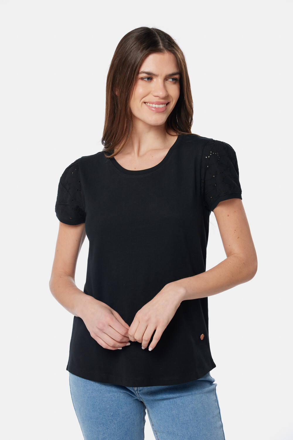 REMERA LISA Negro