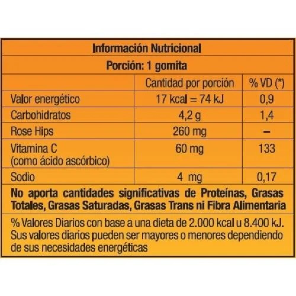 Vitamina C Mr. Gummy Natural Life | 60 Gomitas Vitamina C Mr. Gummy Natural Life | 60 Gomitas
