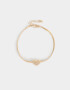 Pulseras Flexibles De inicial Pulsera Flexible De Inicial "g" - Dorado