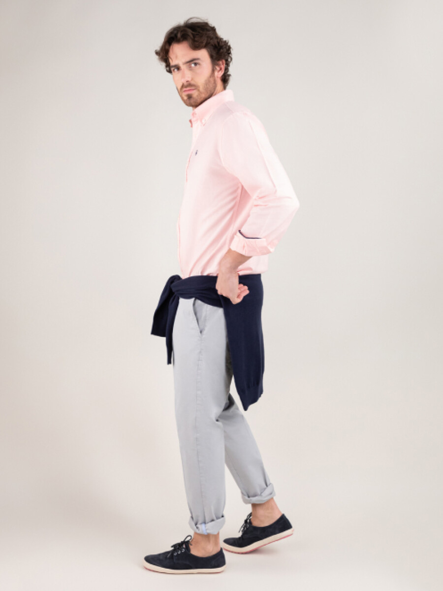 Camisa Garment Dyed - Rosada 