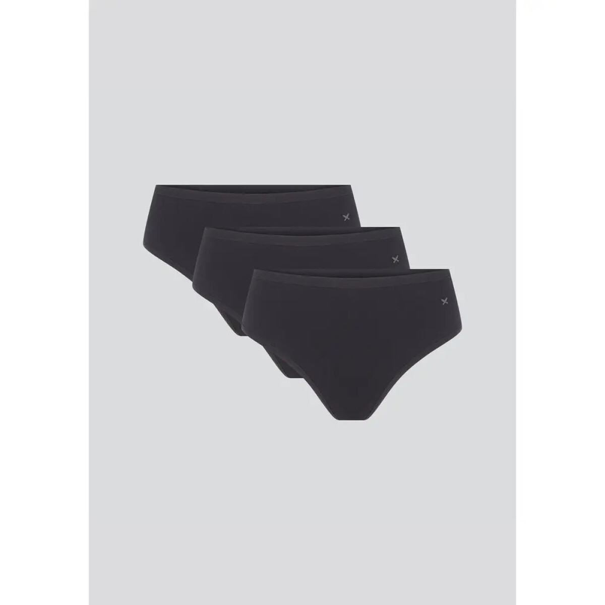 KIT COM 3 CALCINHAS FEM - PRETO 