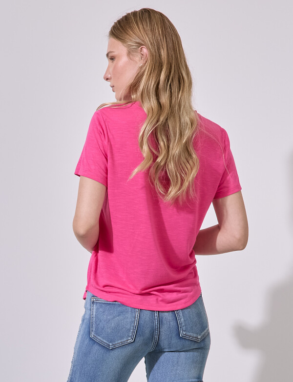 Remera Tachas FUCSIA