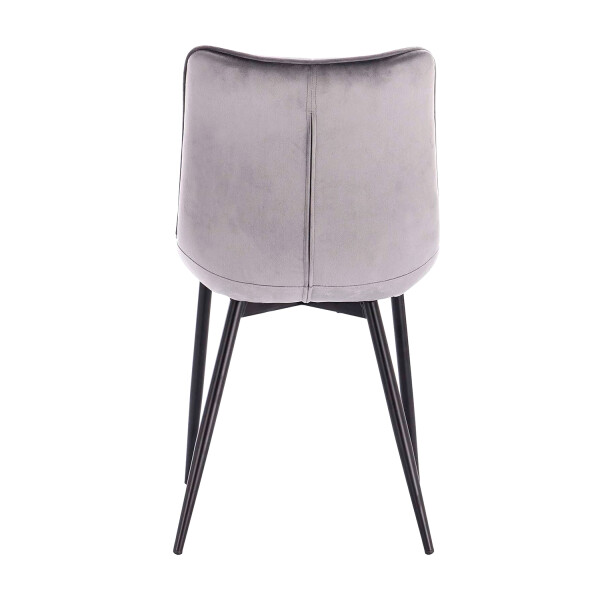 Silla De Comedor De Terciopelo GRIS