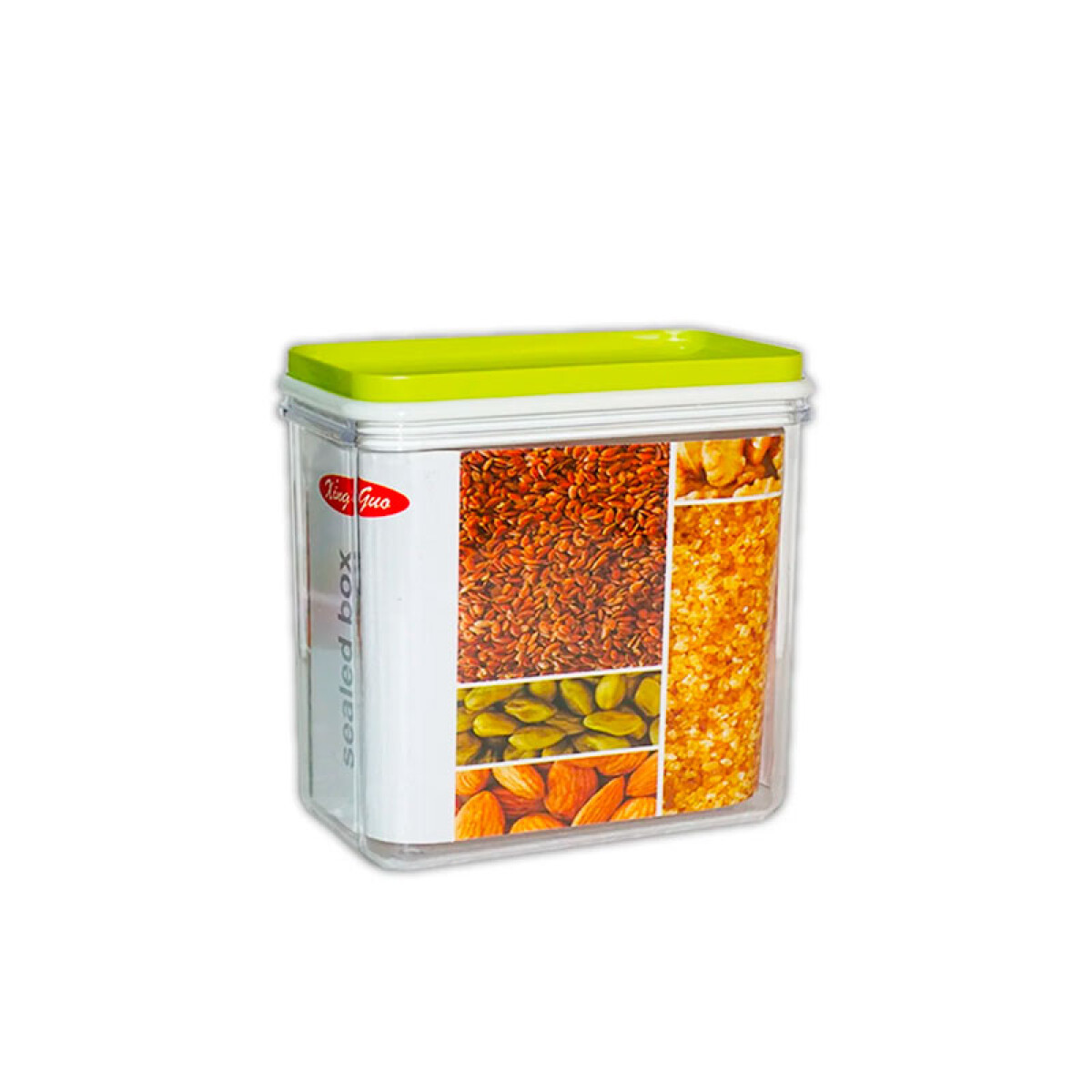 OUTLET Contenedor acrílico tapa hermética 800ml - Outlet Contenedor Acrílico Tapa Hermética 800ml 
