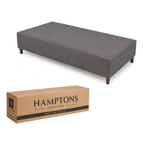 Smart Box Hamptons 1 Plaza 90x190 cm Gris