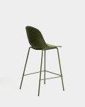 Taburete exterior Quinby verde 65 cm