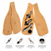 Set de Accesorios para Vino 4 Piezas en Caja Bamboo Set de Accesorios para Vino 4 Piezas en Caja Bamboo