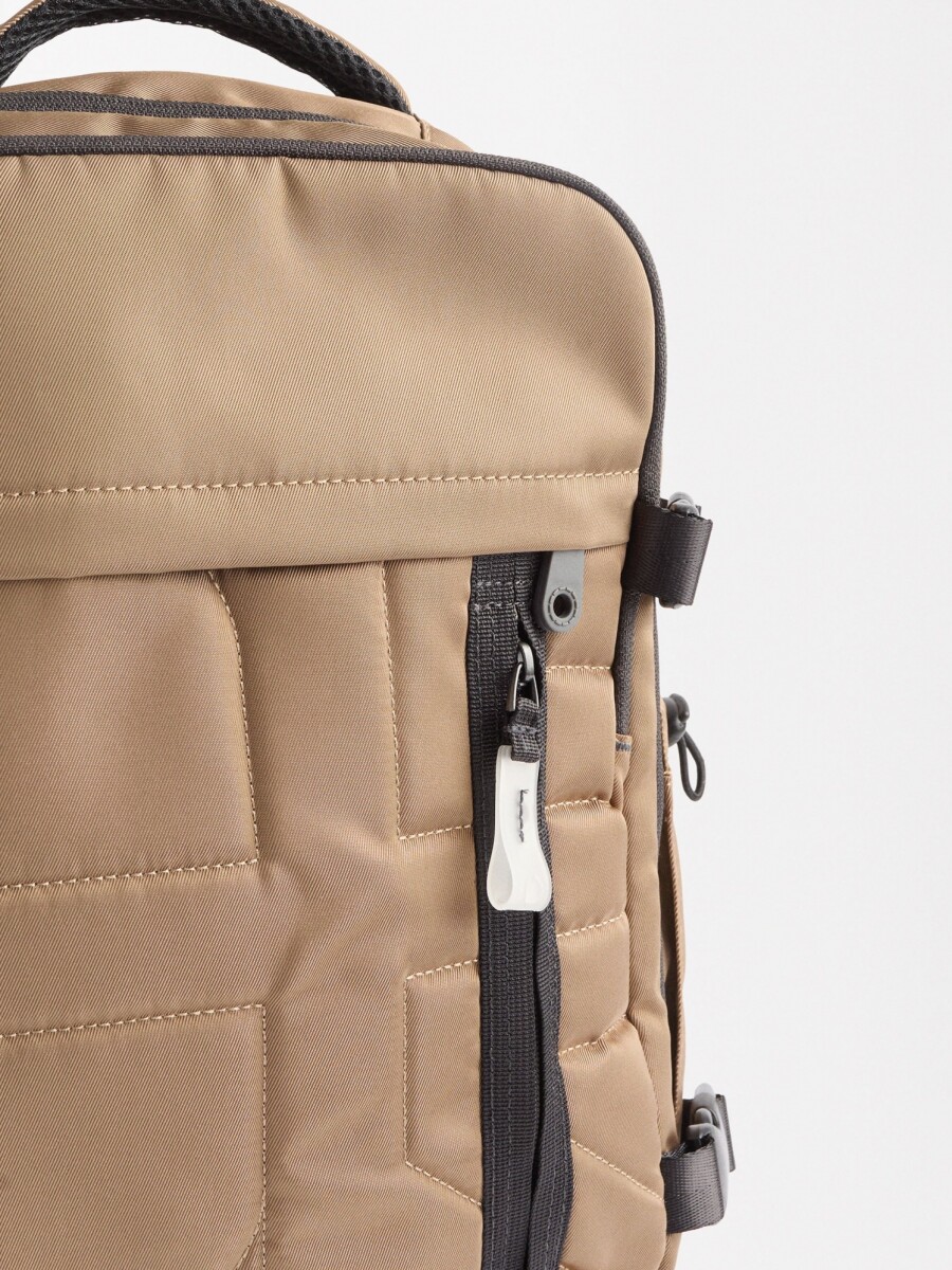 Mochila De Cabina De Nylon taupe