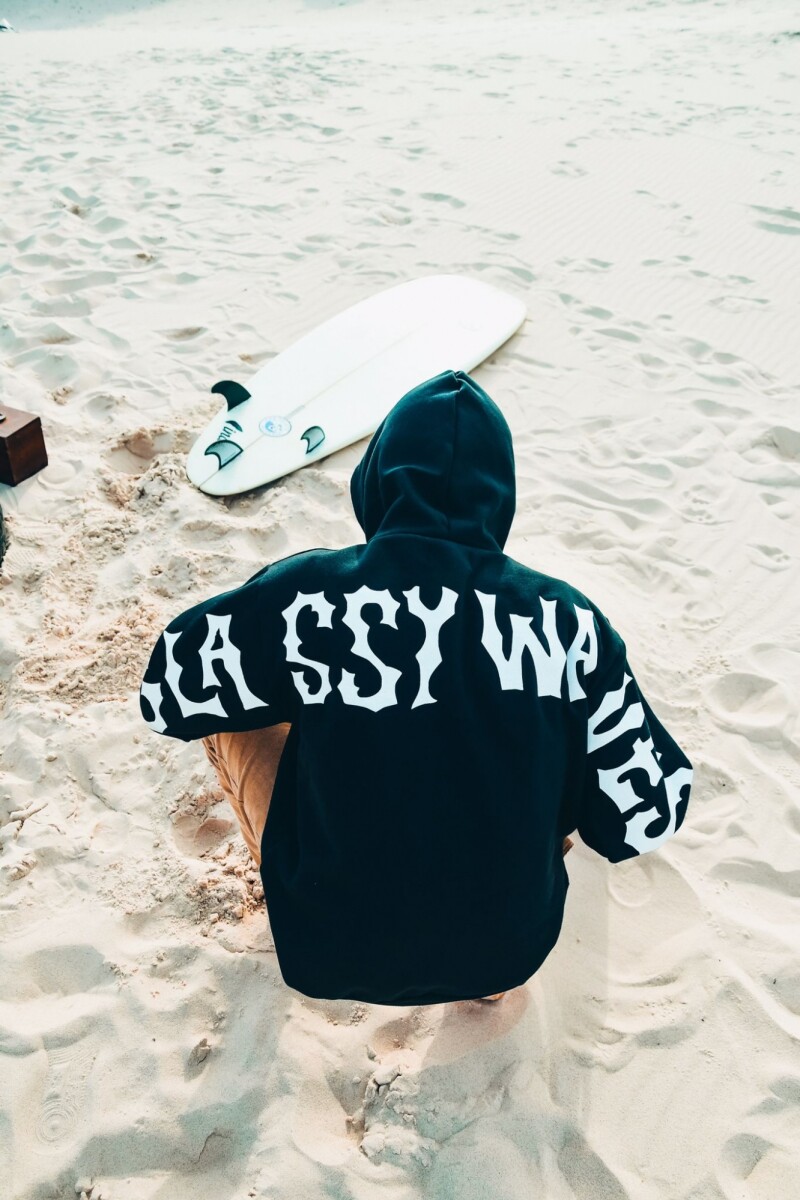 Hoodie Rocker / Negro U