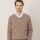 Sweater V neck Tostado