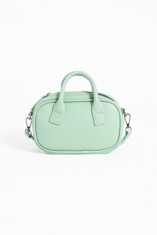 Cartera mini tote verde