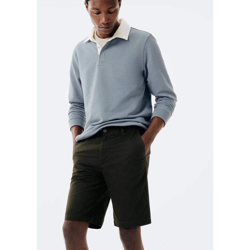 BERMUDA MASC CINZA ESCURO