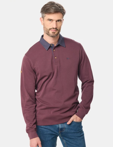 POLO JERSEY LISA Bordo