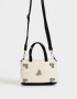 City Cartera City Corazones - Blanco Crudo