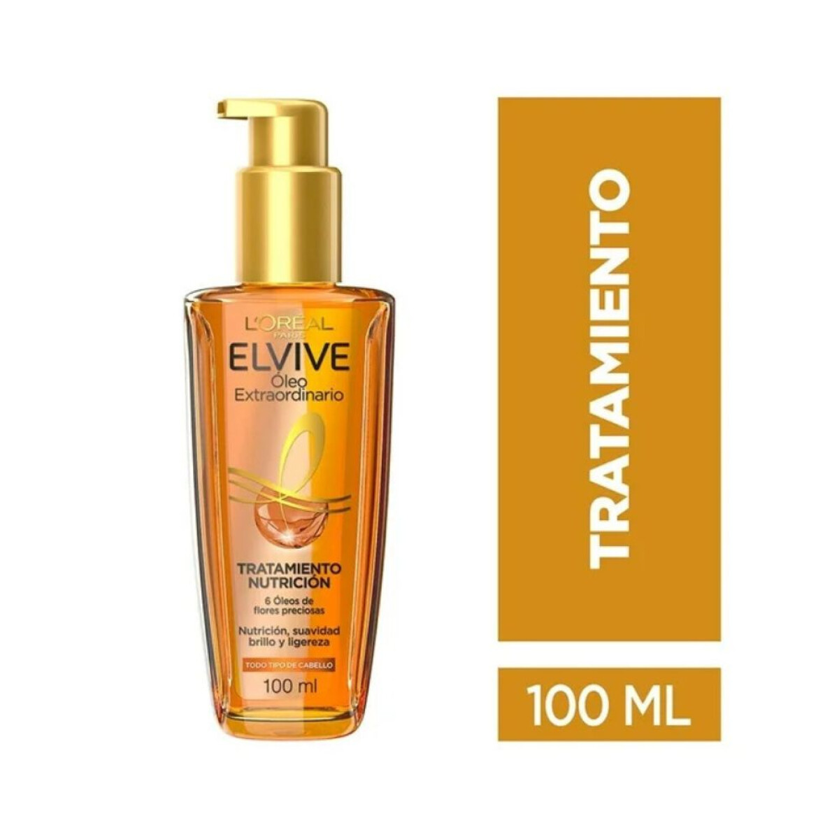 Tratamiento Para Cabello L'Oréal Paris Elvive Óleo Extraordinario 100ml 