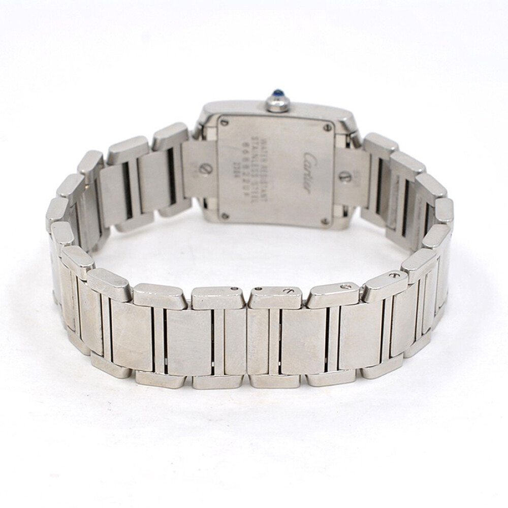 Cartier Tank Francaise 2384 Para Dama. Acero Y Diamantes. Con Caja Cartier Tank Francaise 2384 Para Dama. Acero Y Diamantes. Con Caja