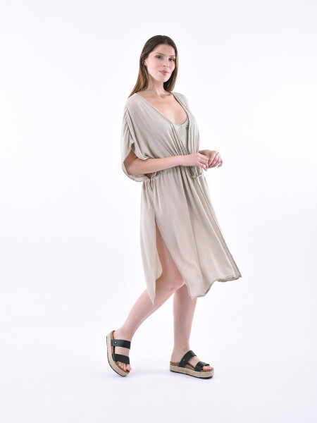 VESTIDO COPACABANA GRIS CLARO
