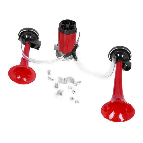 BOCINA SIRENA - AIRE 12V COMPRESOR 2 CORNETA - BOCINA SIRENA - AIRE 12V COMPRESOR 2 CORNETA -