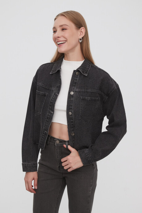 Campera Helen Gris Medio