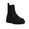 Darkness Botin De Dama Casual Con Elastico Suela Baja Negro