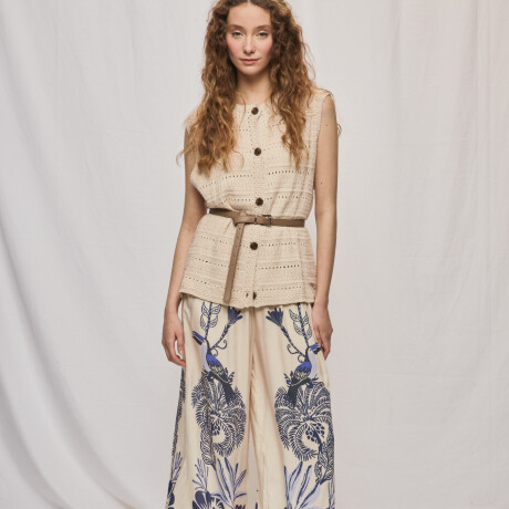 CHALECO IMAN Beige